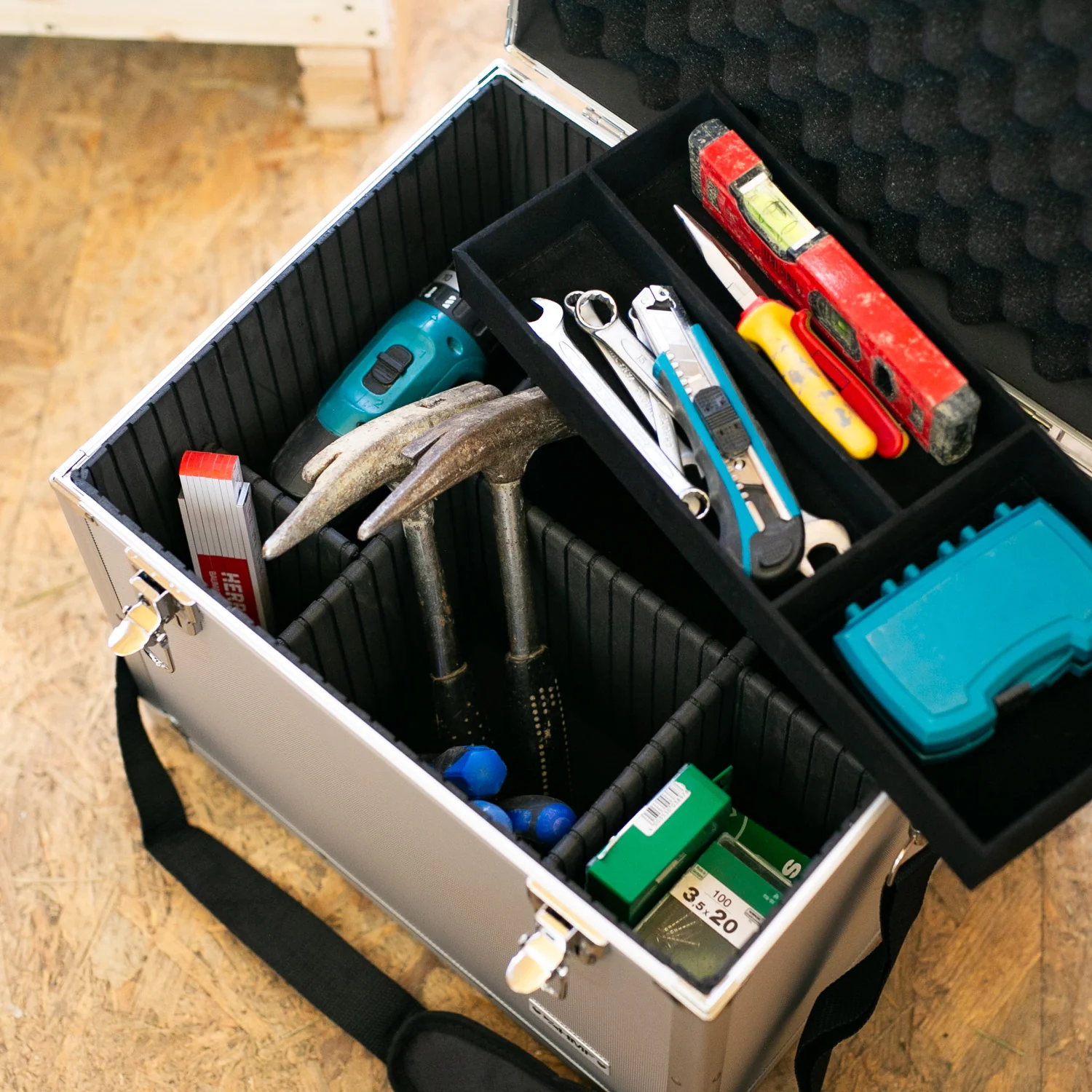 Putzbox, Alu Aufbewahrungsbox, HMF 14802-02, 41 x 33 x 36 cm - Image 7