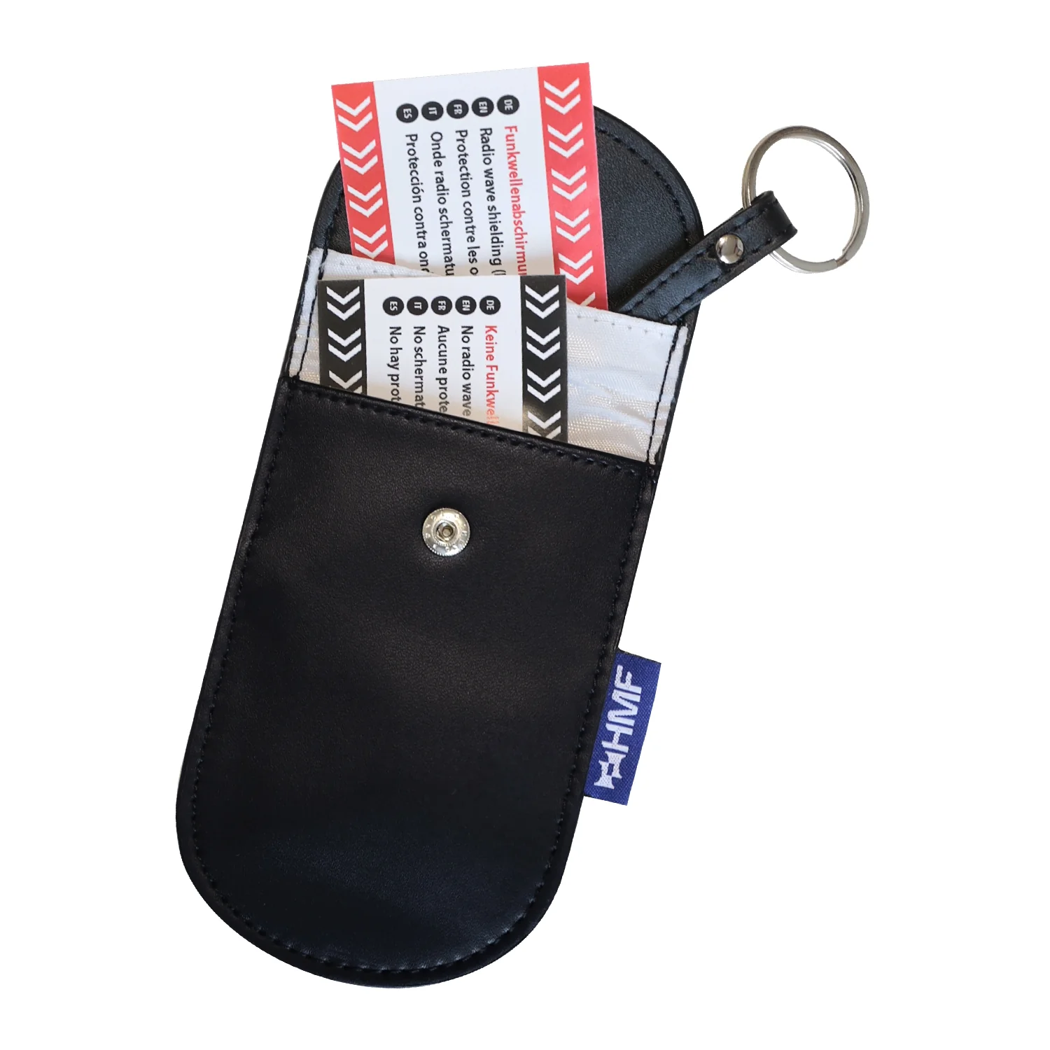 RFID Schutztasche Autoschlüssel, Abschirmung Keyless-Go, HMF 3401-02, 13 x 8,5 x 1,2 cm - Image 4