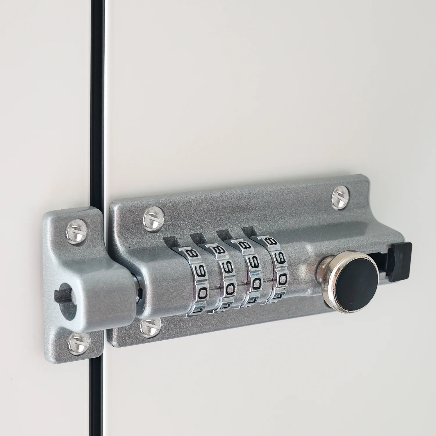 HMF 3591 Riegelschloss mit 4-stelligem Zahlencode, Türriegel aus Zinklegierung, 12,2 x 4 x 4,8 cm - Image 17