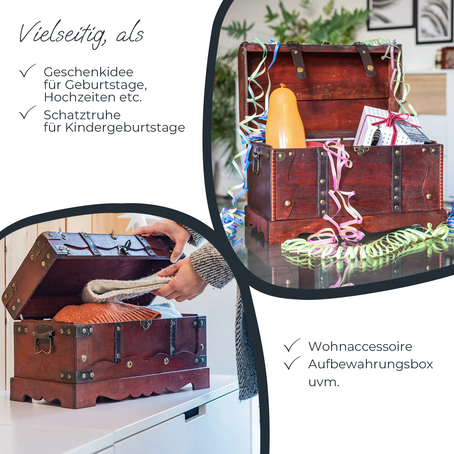 Schatztruhe mit Schloss, Frankreich, HMF 6400, verschiedene Größen - Image 31