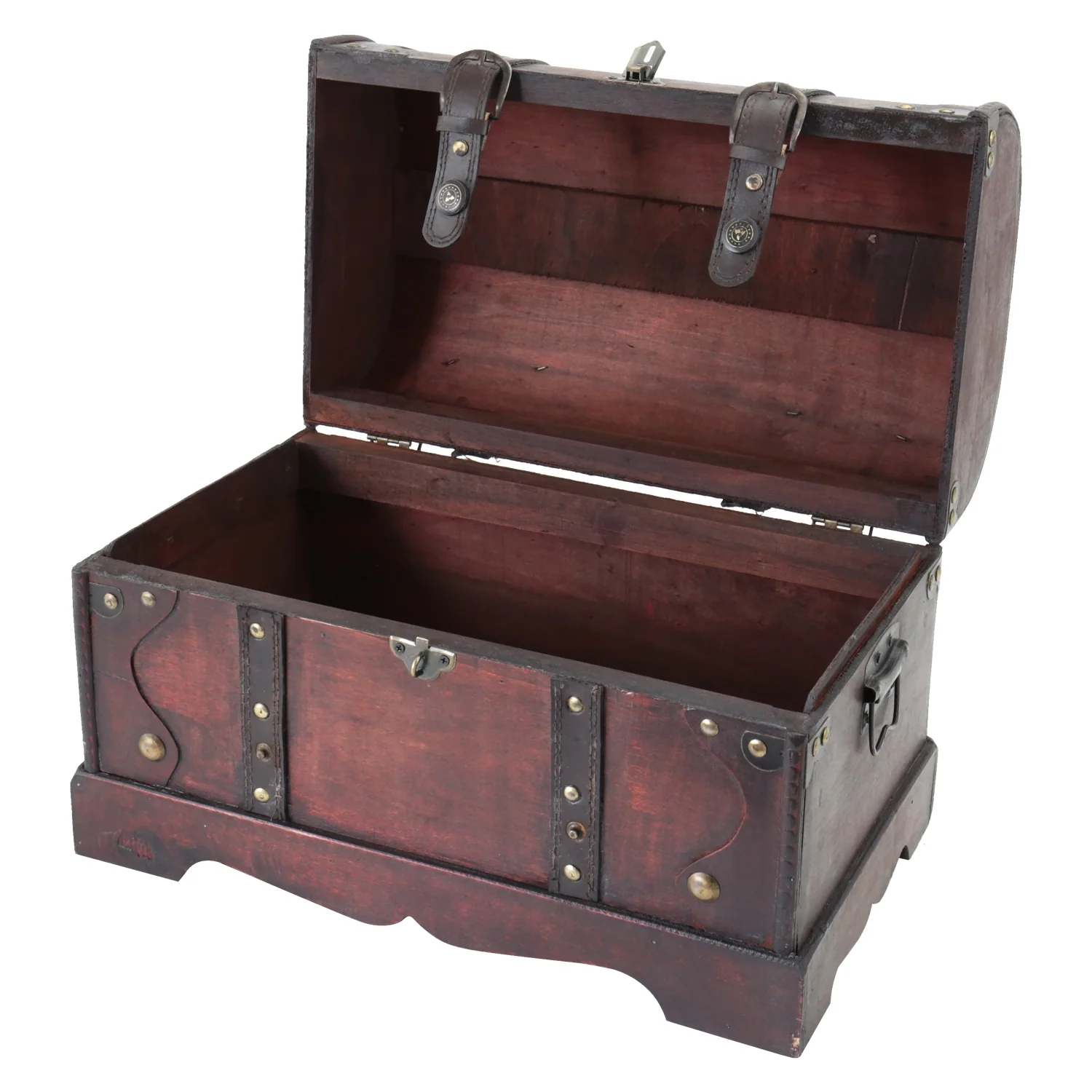 Schatztruhe mit Schloss, Kambodscha, HMF 6403-140, 40 x 23 x 27 cm - Image 3