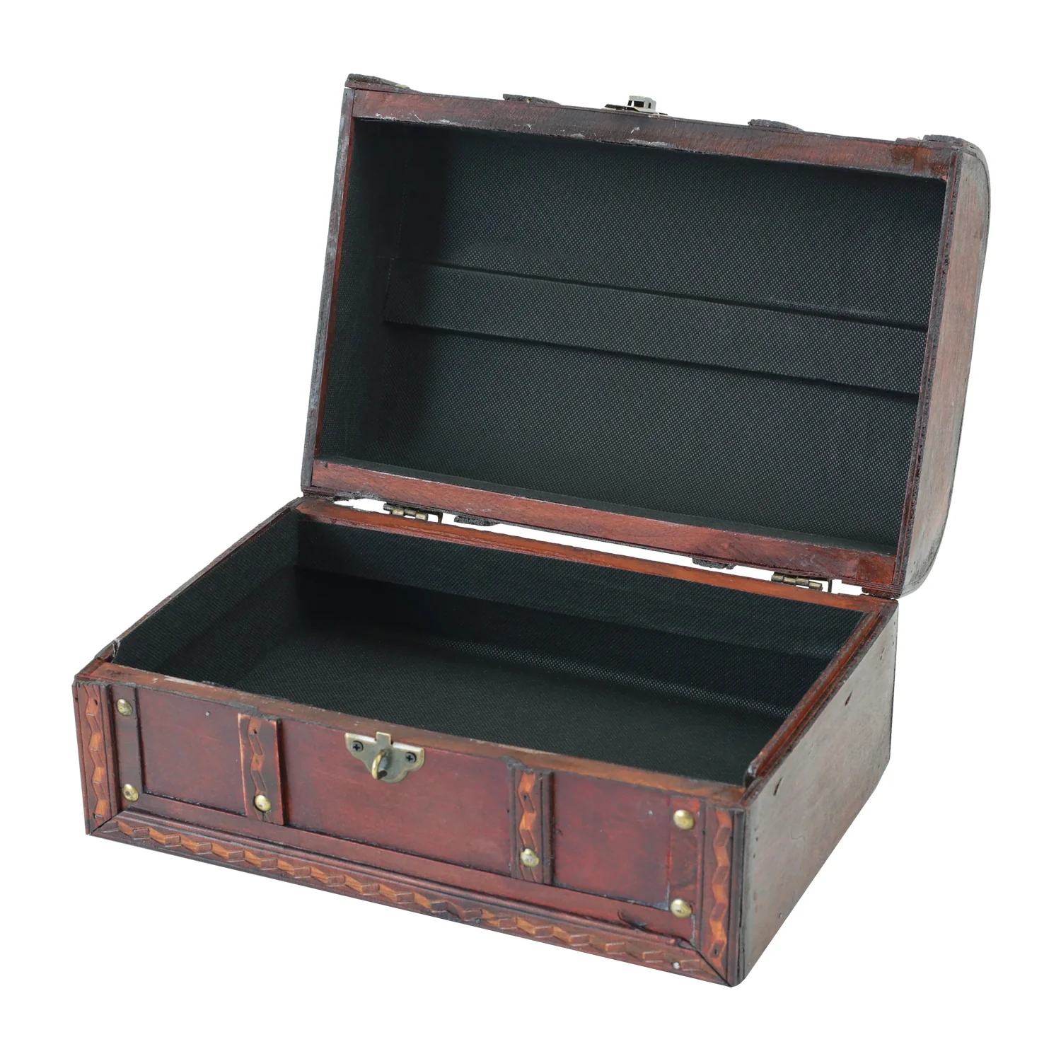 Schatztruhe mit Schloss, Spanien, HMF 6401-130, 30 x 20 x 15 cm - Image 3