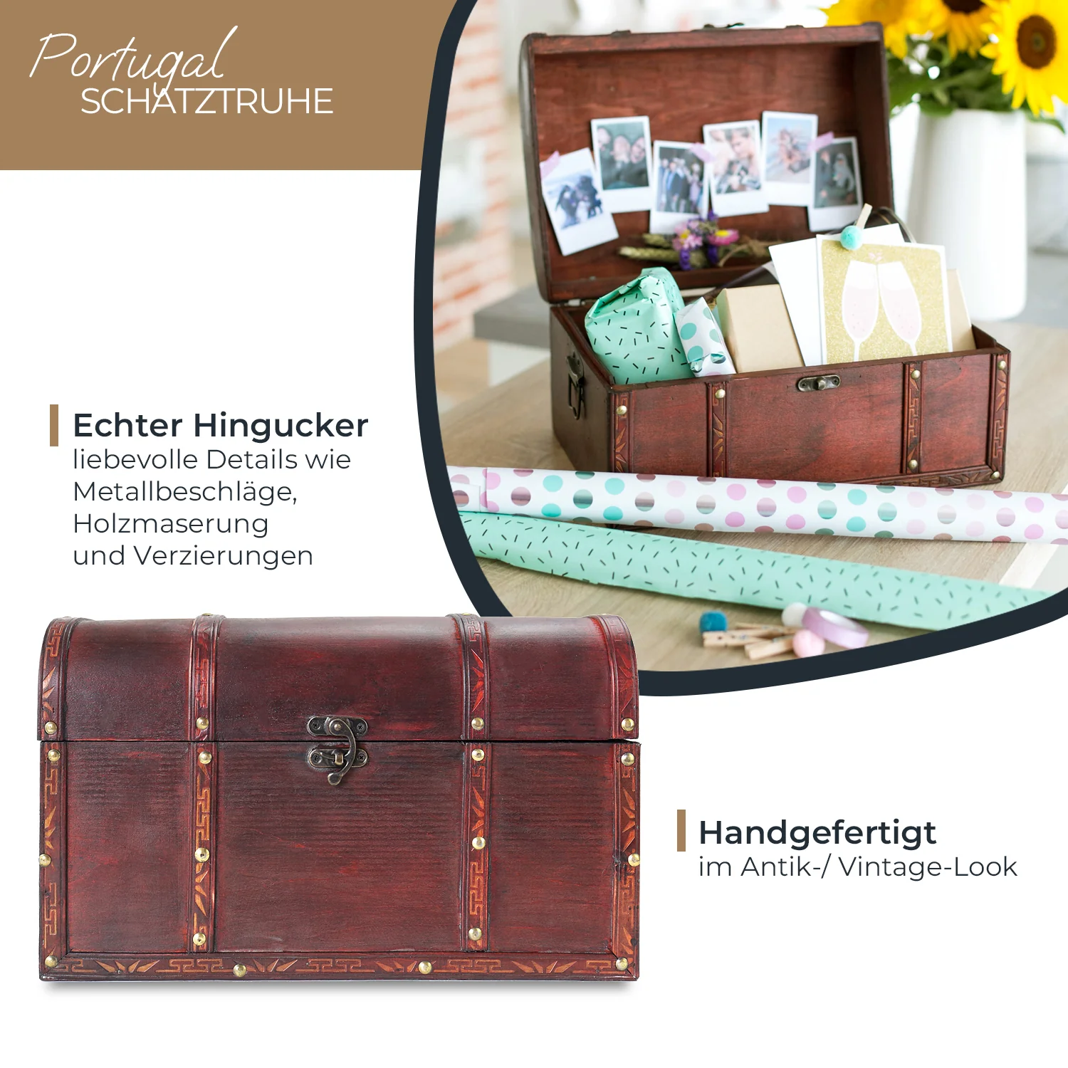 Schatztruhe Portugal, HMF 6406, verschiedene Größen - Image 11
