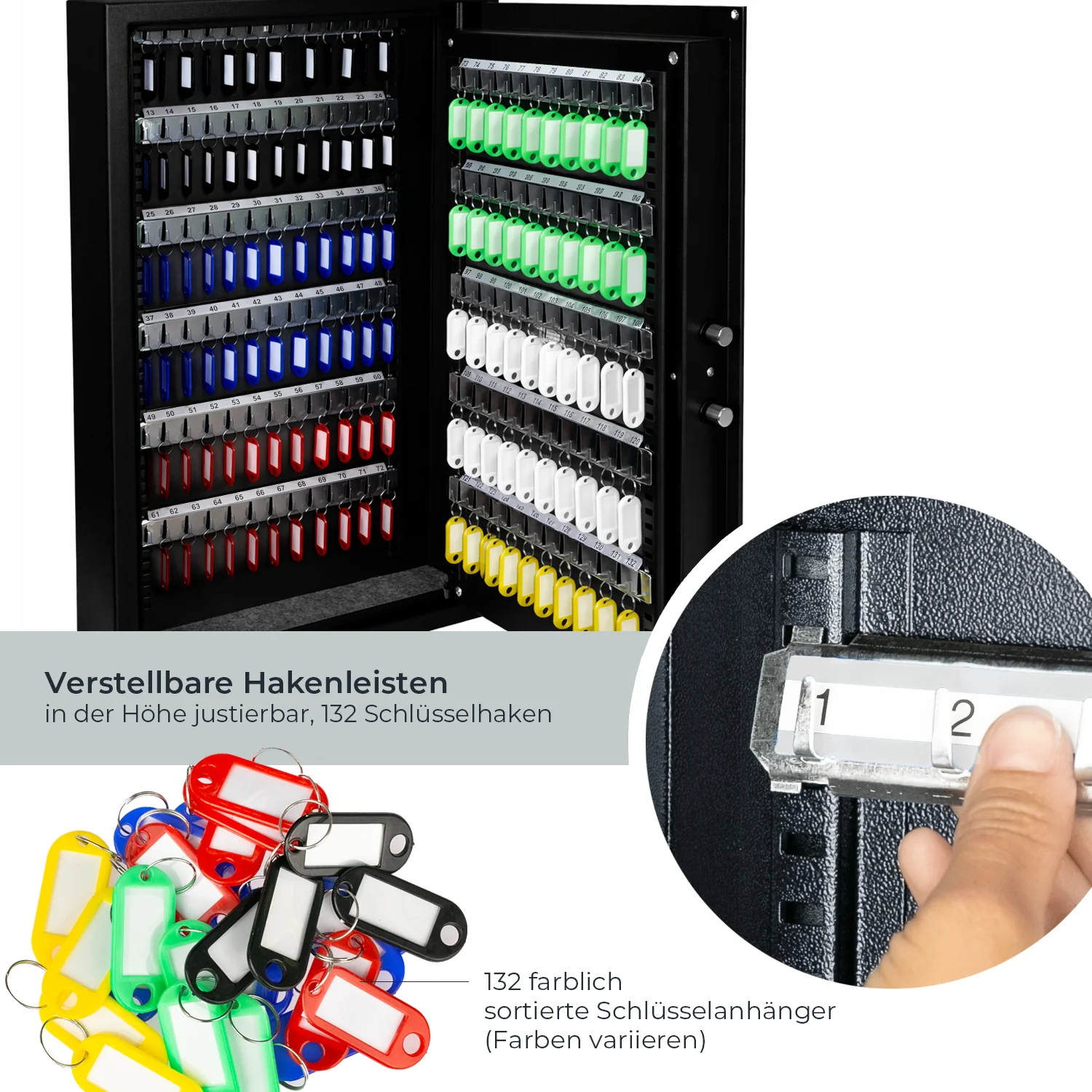 Schlüsseltresor mit Zahlencode, HMF 2000 - Image 113