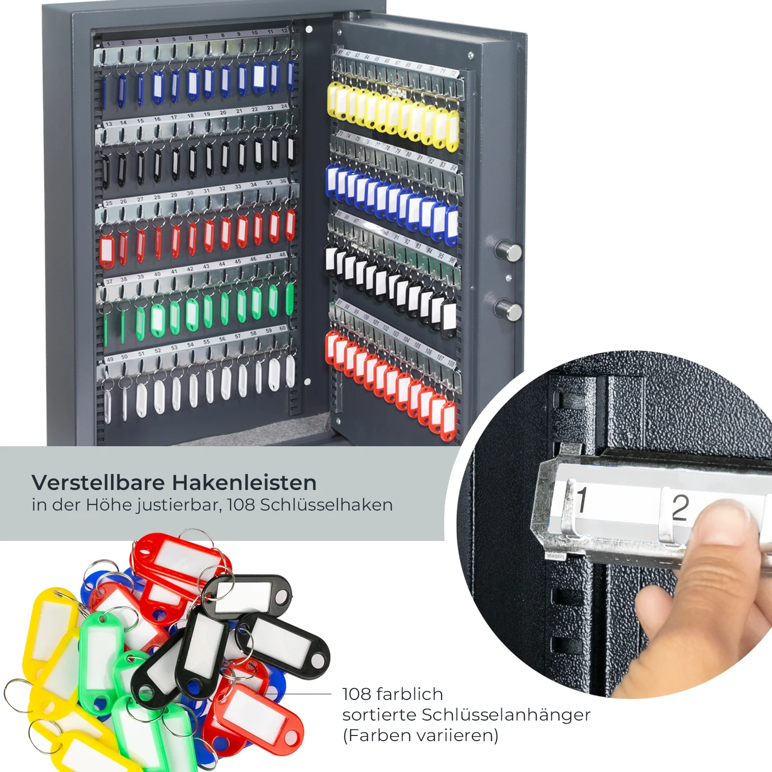 Schlüsseltresor mit Zahlencode, HMF 2000 - Image 30