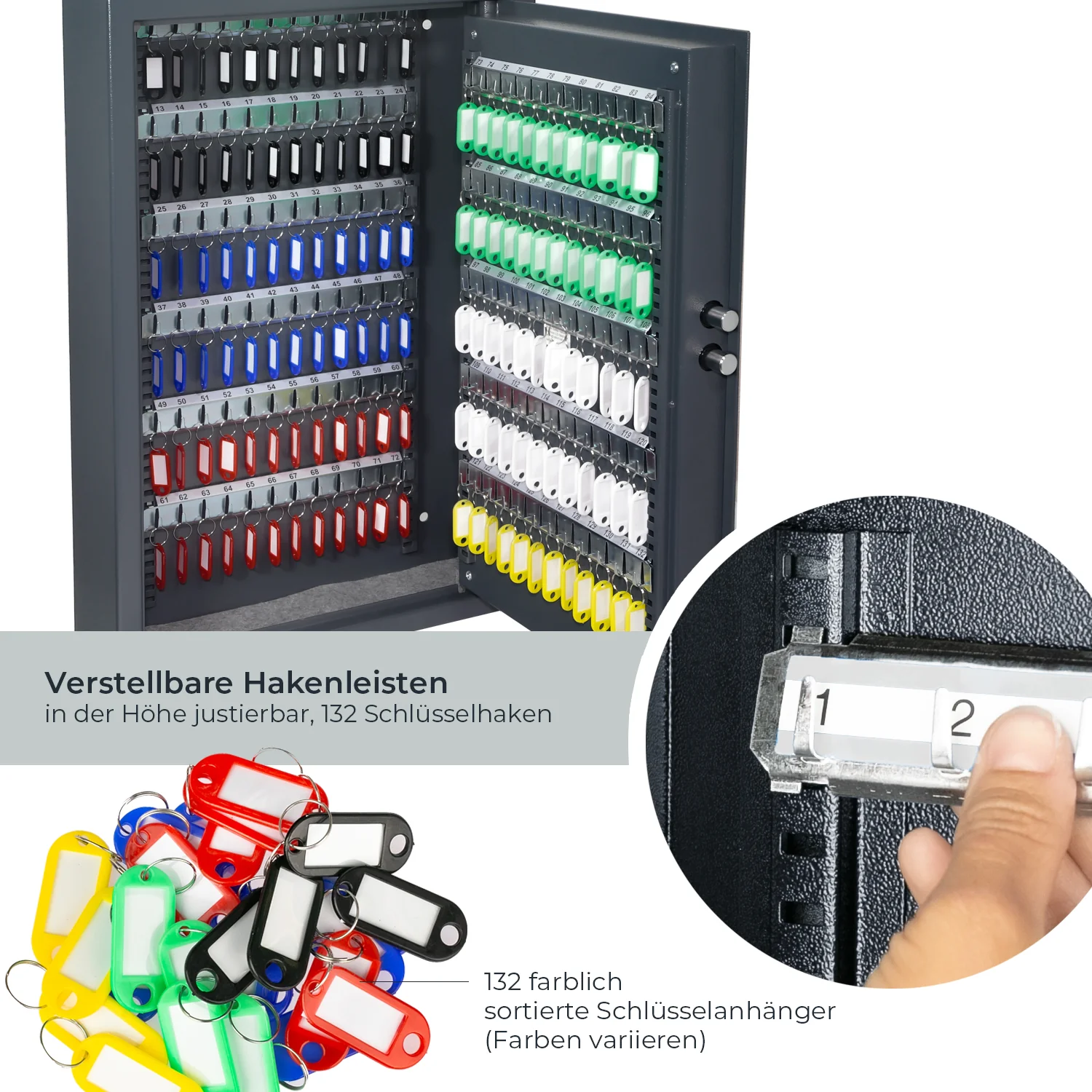 Schlüsseltresor mit Zahlencode, HMF 2000 - Image 39