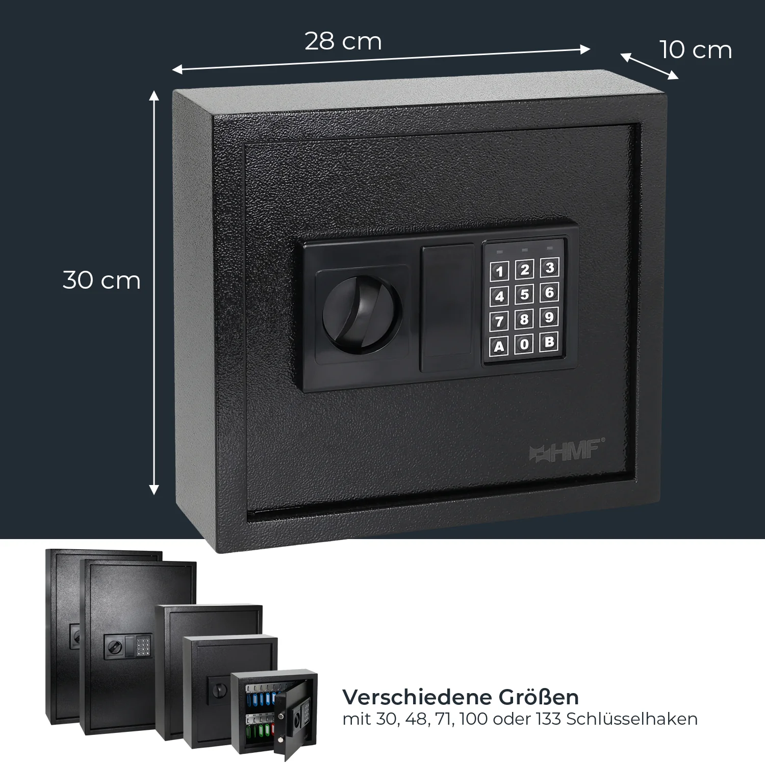 Schlüsseltresor mit Zahlencode, HMF 2000 - Image 50