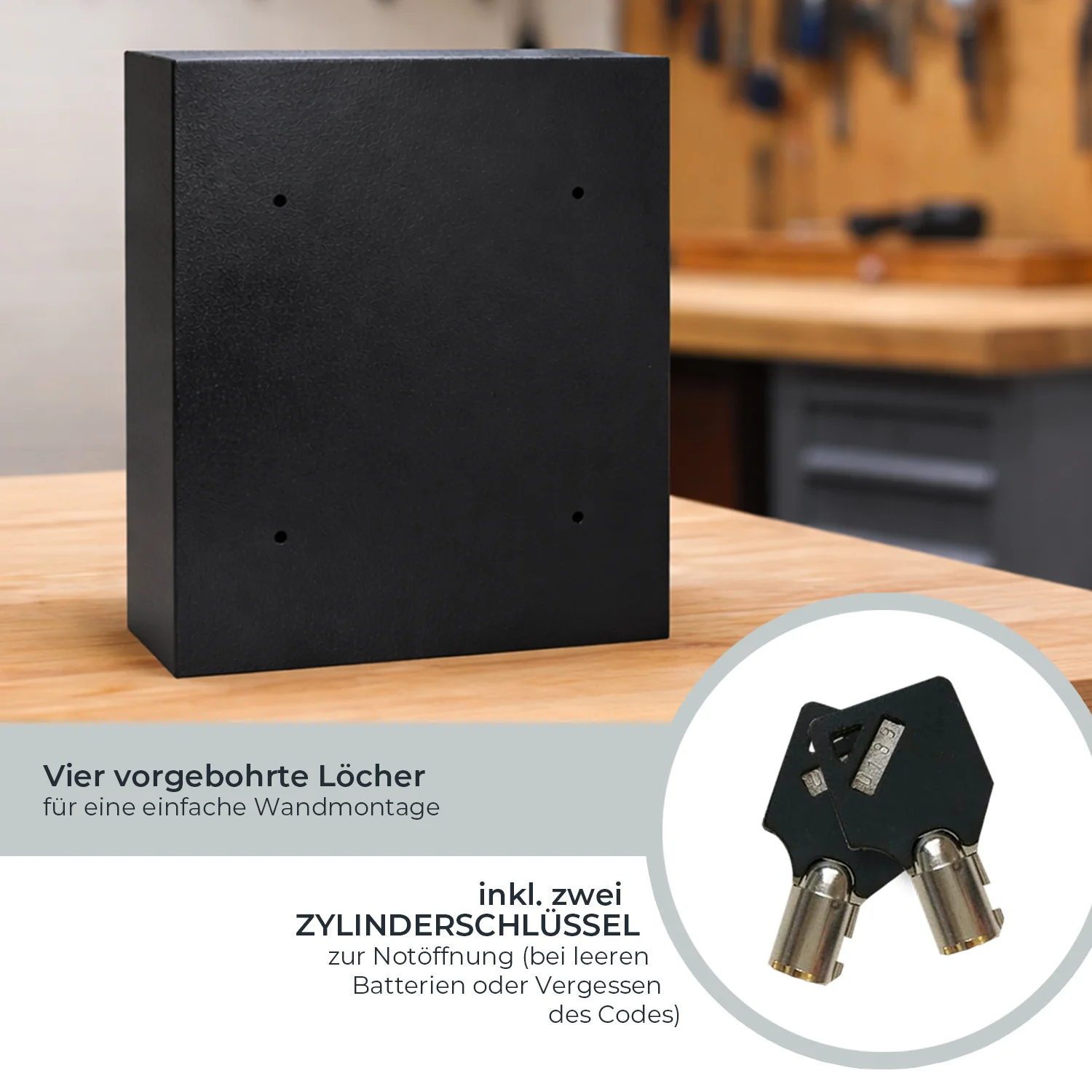 Schlüsseltresor mit Zahlencode, HMF 2000 - Image 58