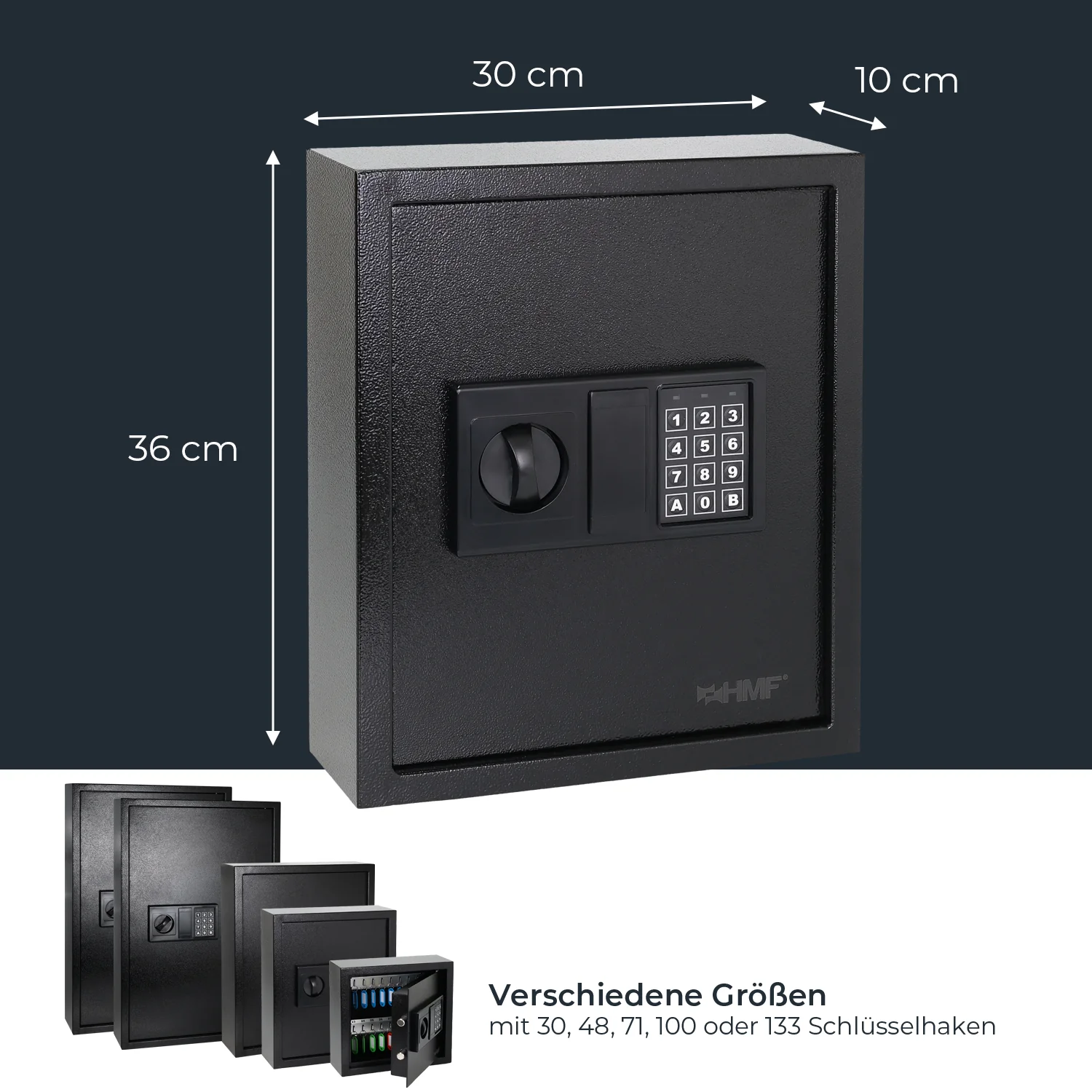 Schlüsseltresor mit Zahlencode, HMF 2000 - Image 59