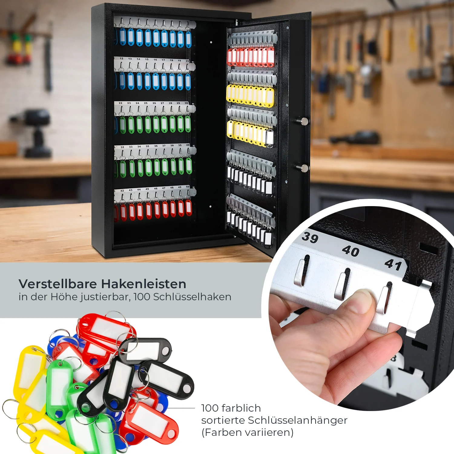 Schlüsseltresor mit Zahlencode, HMF 2000 - Image 75