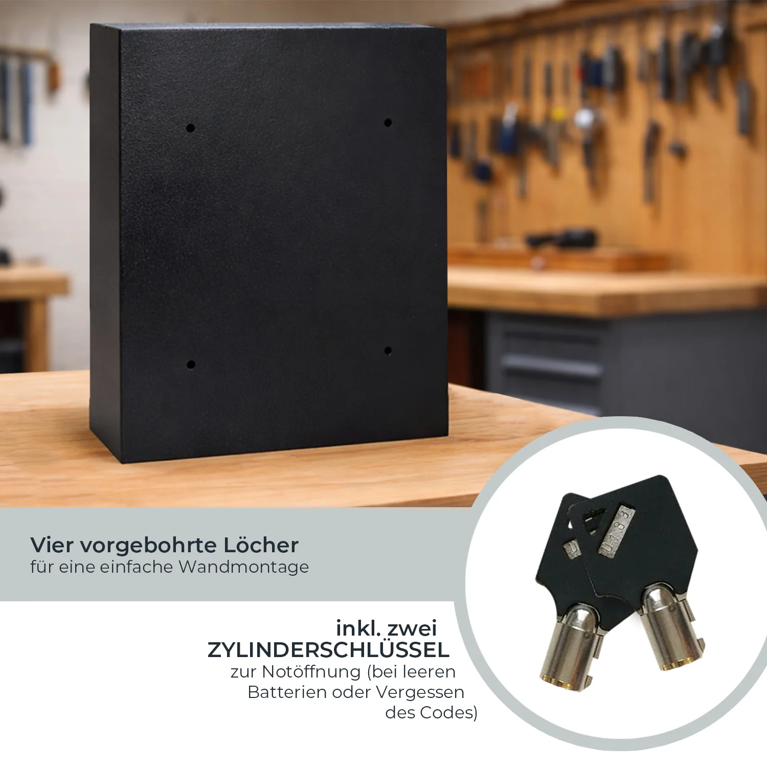 Schlüsseltresor mit Zahlencode, HMF 2000 - Image 76