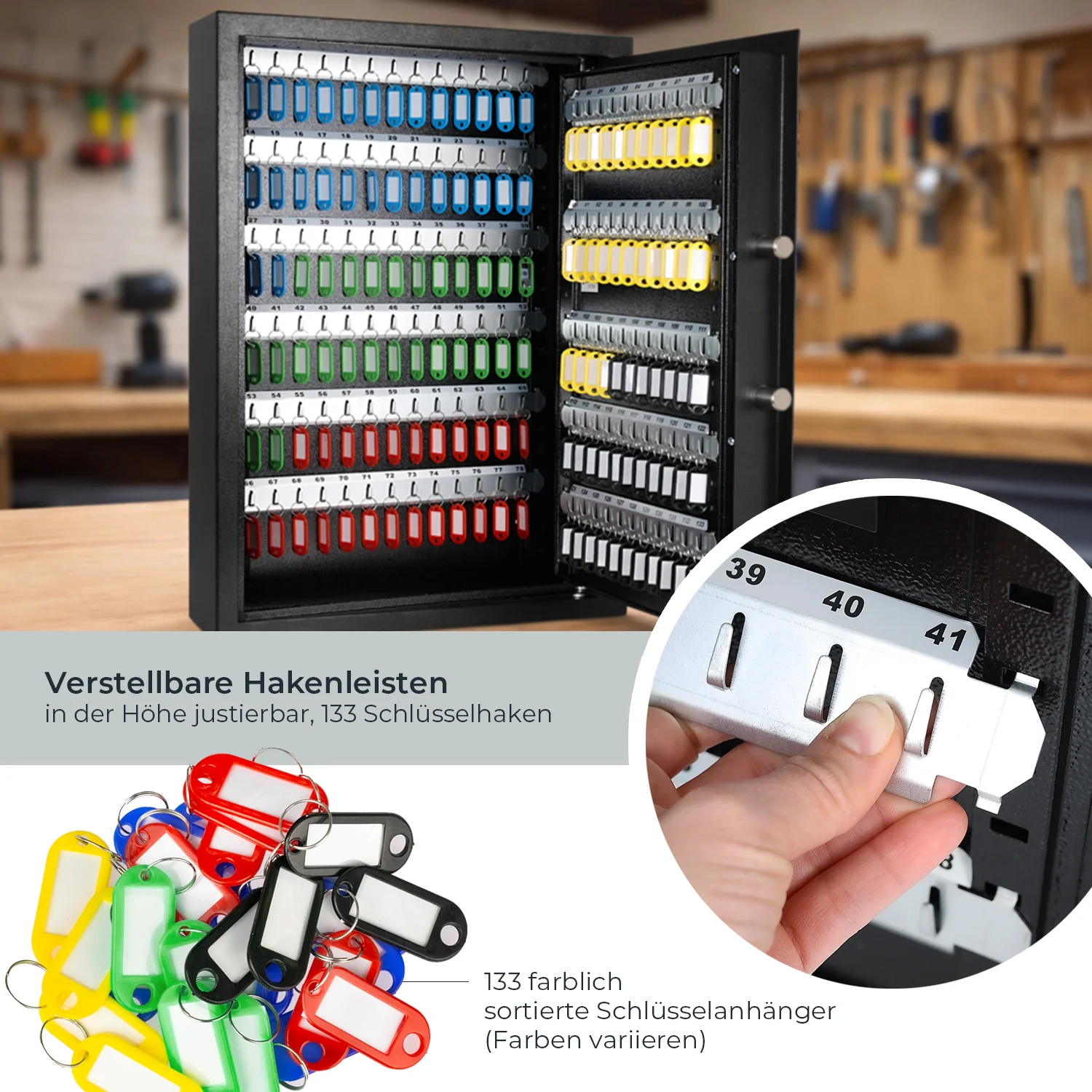 Schlüsseltresor mit Zahlencode, HMF 2000 - Image 84