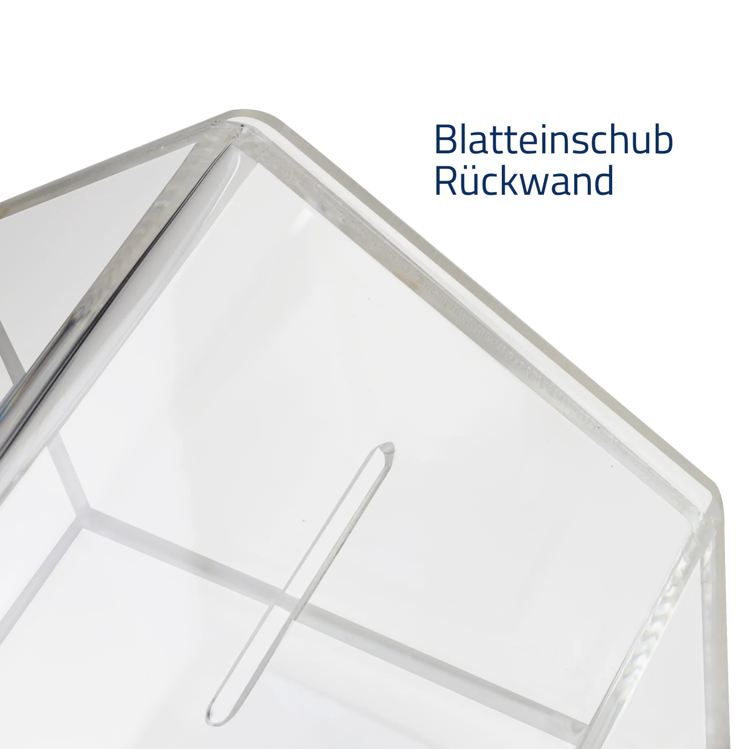 Spendenbox Haus Acryl, HMF 46911, 13,8 x 9 x 12,5 cm - Image 6