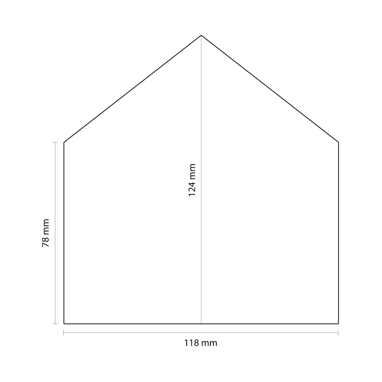 Spendenbox Haus Acryl, HMF 46911, 13,8 x 9 x 12,5 cm - Image 8