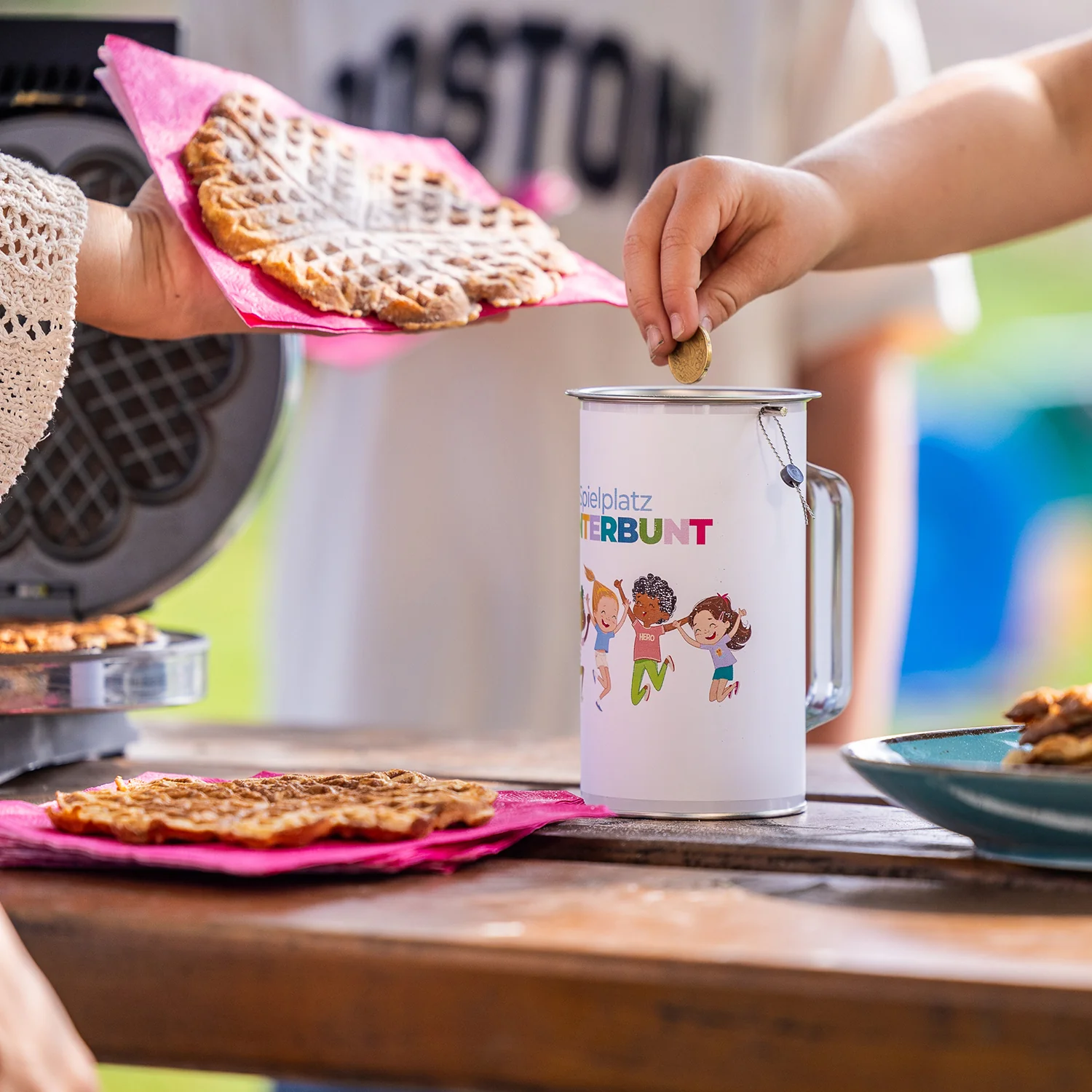 Spendendose, inkl. individiuelle Klebefolie, HMF 46100-07, 14,5 x 10 cm, Lichtgrau - Image 9