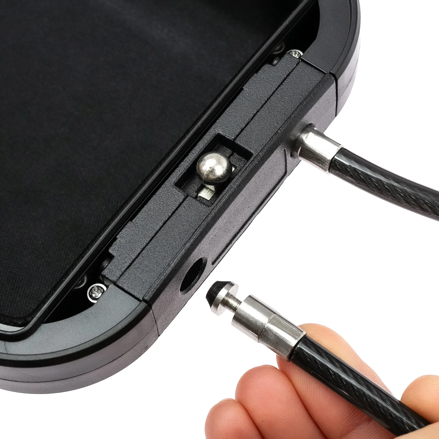 Tragbarer Safe mit Zahlenschloss, wasserdichter Mini Tresor mit Drahtseil, HMF 318-02, 23,5 x 14,5 x 5,8 cm - Image 8