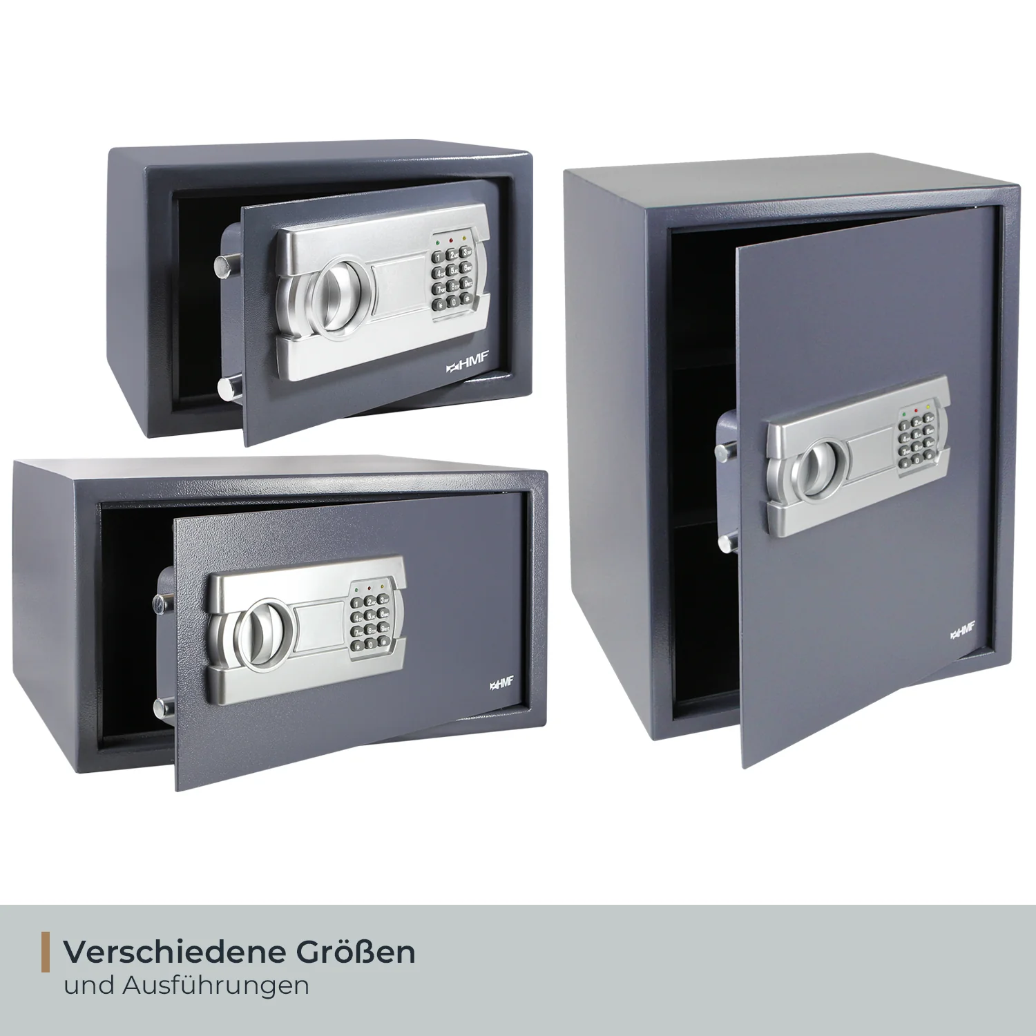 Tresor für Zuhause, Hotel oder Büro, Möbeltresor mit Zahlenschloss, HMF 46120 - Image 15