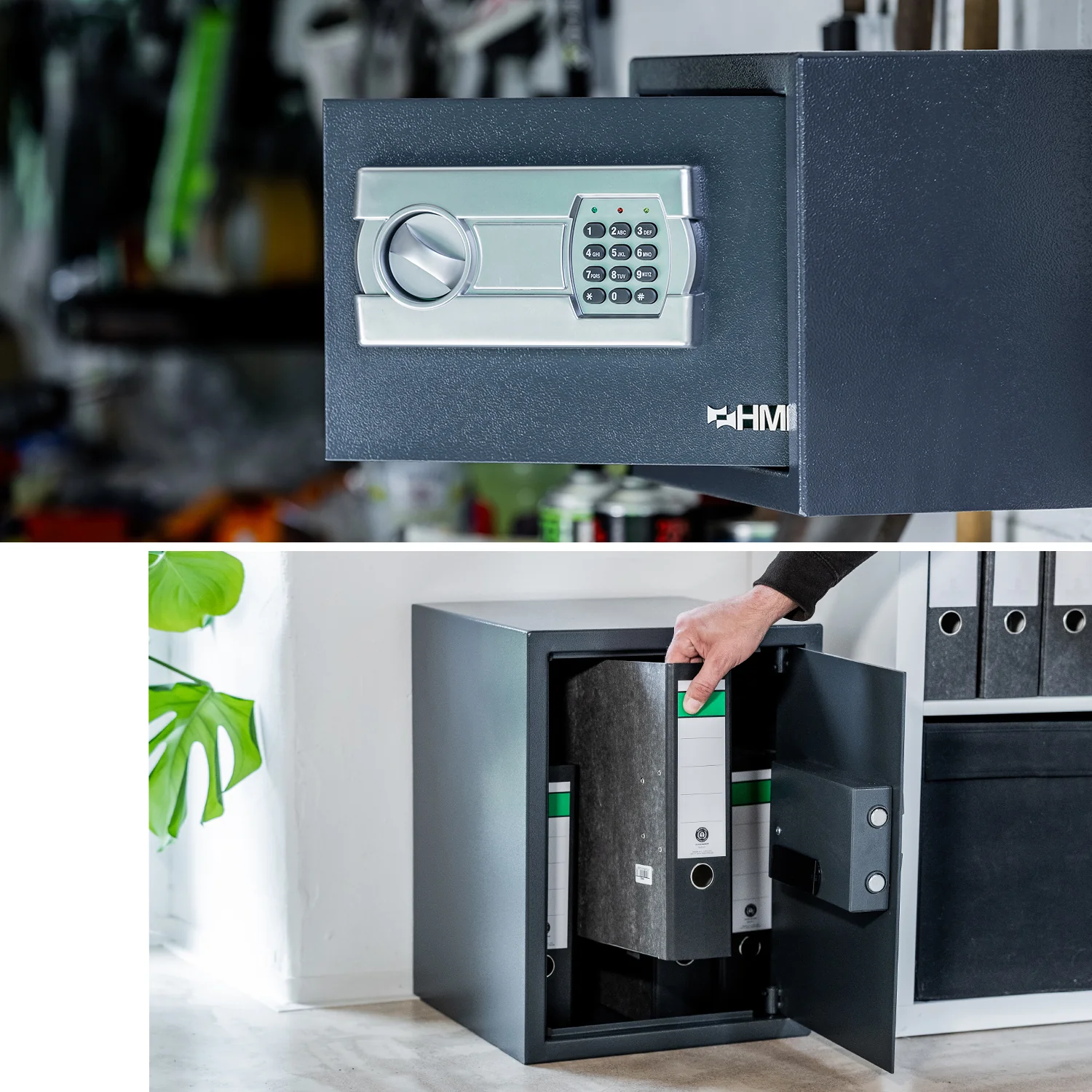 Tresor für Zuhause, Hotel oder Büro, Möbeltresor mit Zahlenschloss, HMF 46120 - Image 34