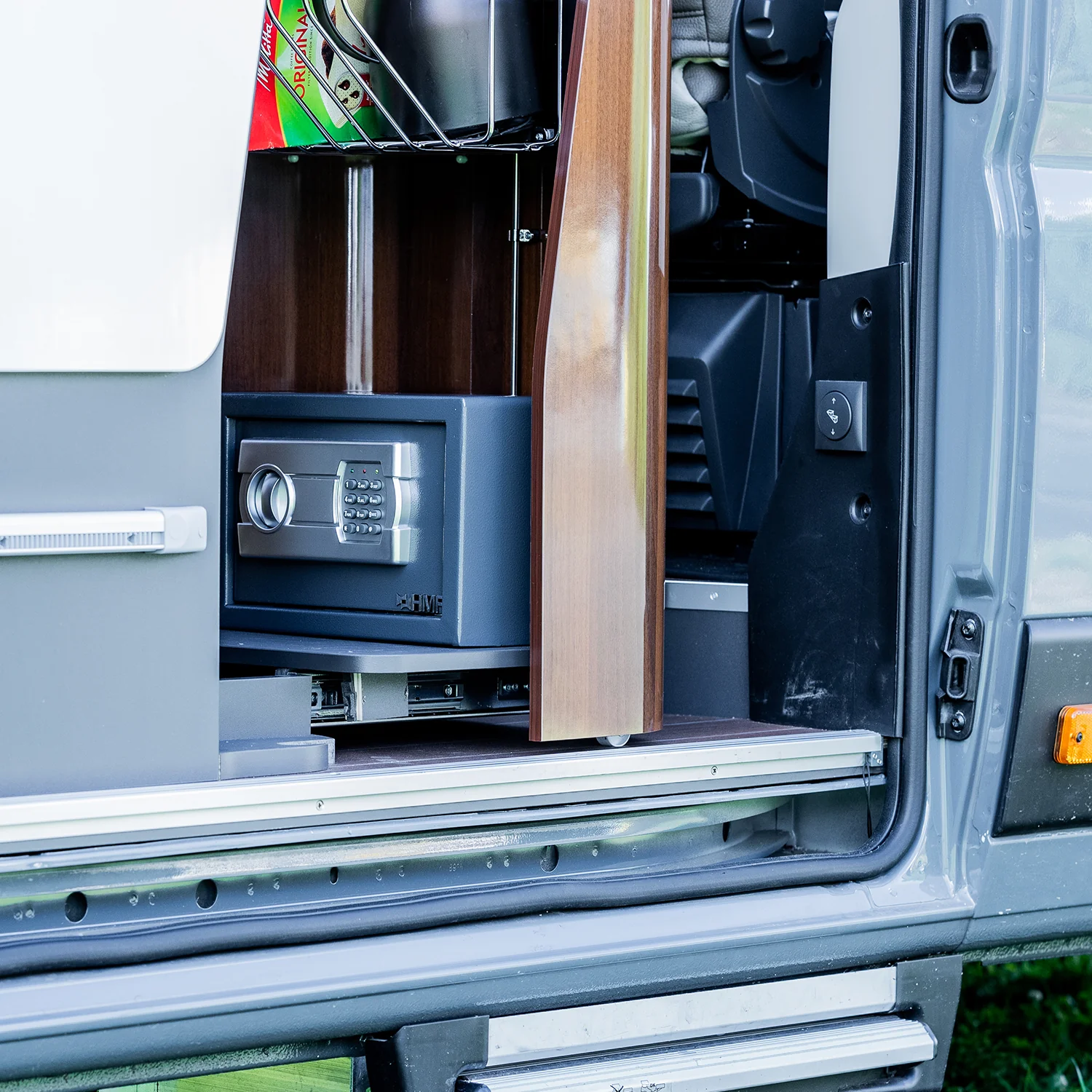 Tresor für Zuhause, Hotel oder Büro, Möbeltresor mit Zahlenschloss, HMF 46120 - Image 8