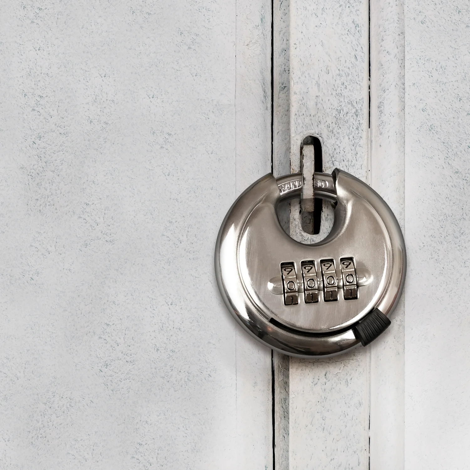 Vorhängeschloss, Rundschloss, 4er Zahlenkombination, HMF 3502-09, 7 x 7 x 2,4 cm - Image 8