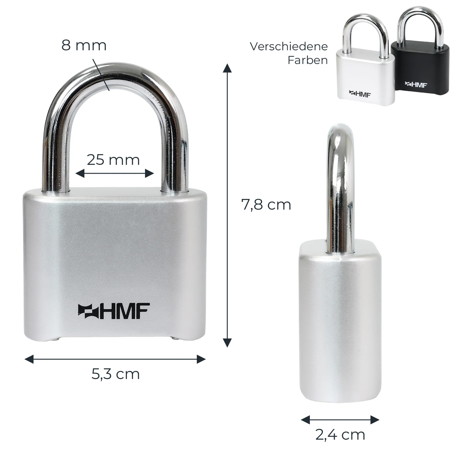 Zahlenschloss Vorhängeschloss, robustes Schloss mit 4-stelligem Zahlencode - Image 14