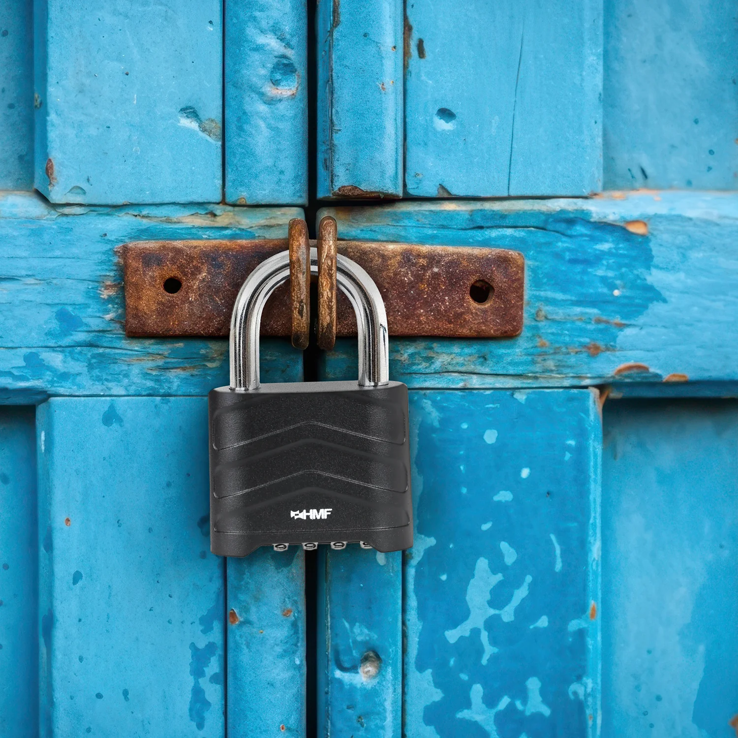 Zahlenschloss Vorhängeschloss, robustes Schloss mit 4-stelligem Zahlencode - Image 27