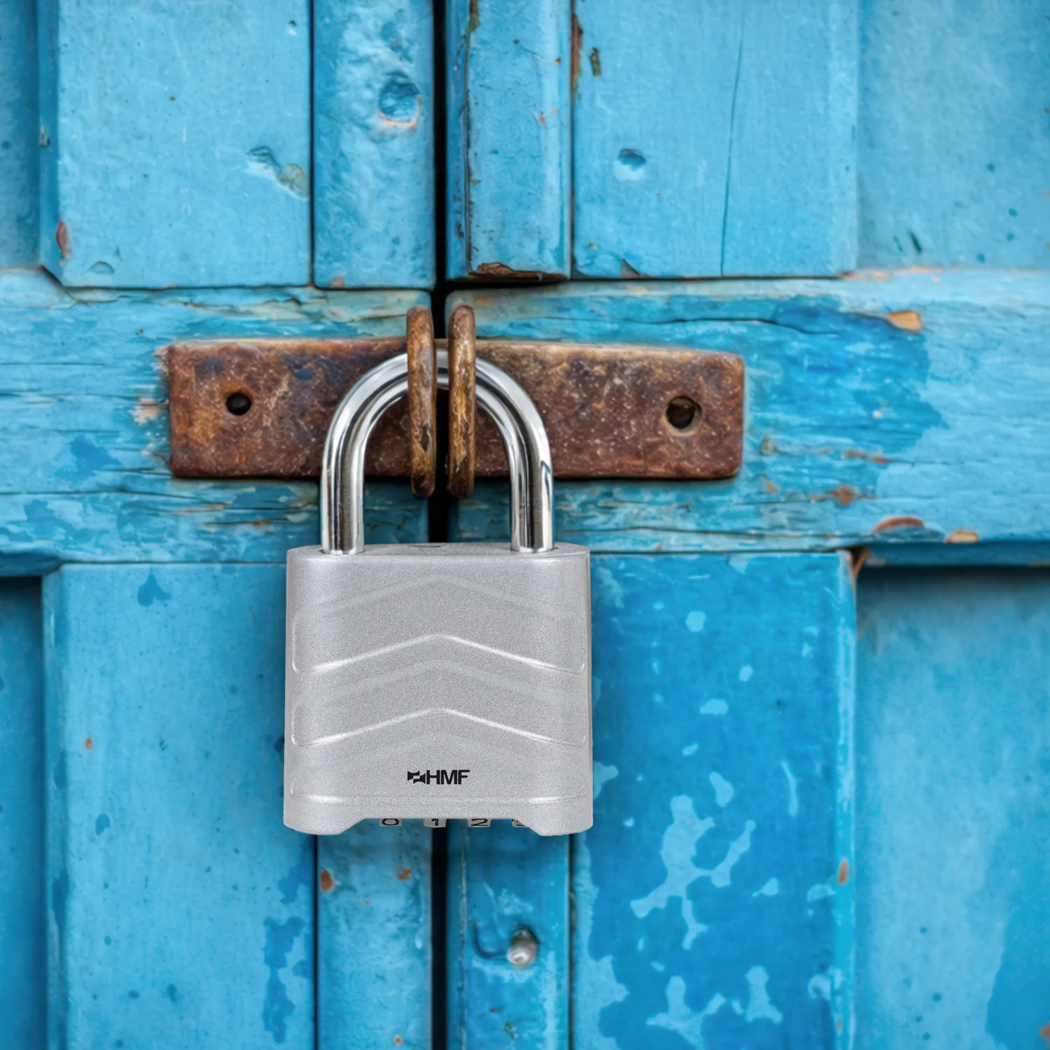 Zahlenschloss Vorhängeschloss, robustes Schloss mit 4-stelligem Zahlencode - Image 36