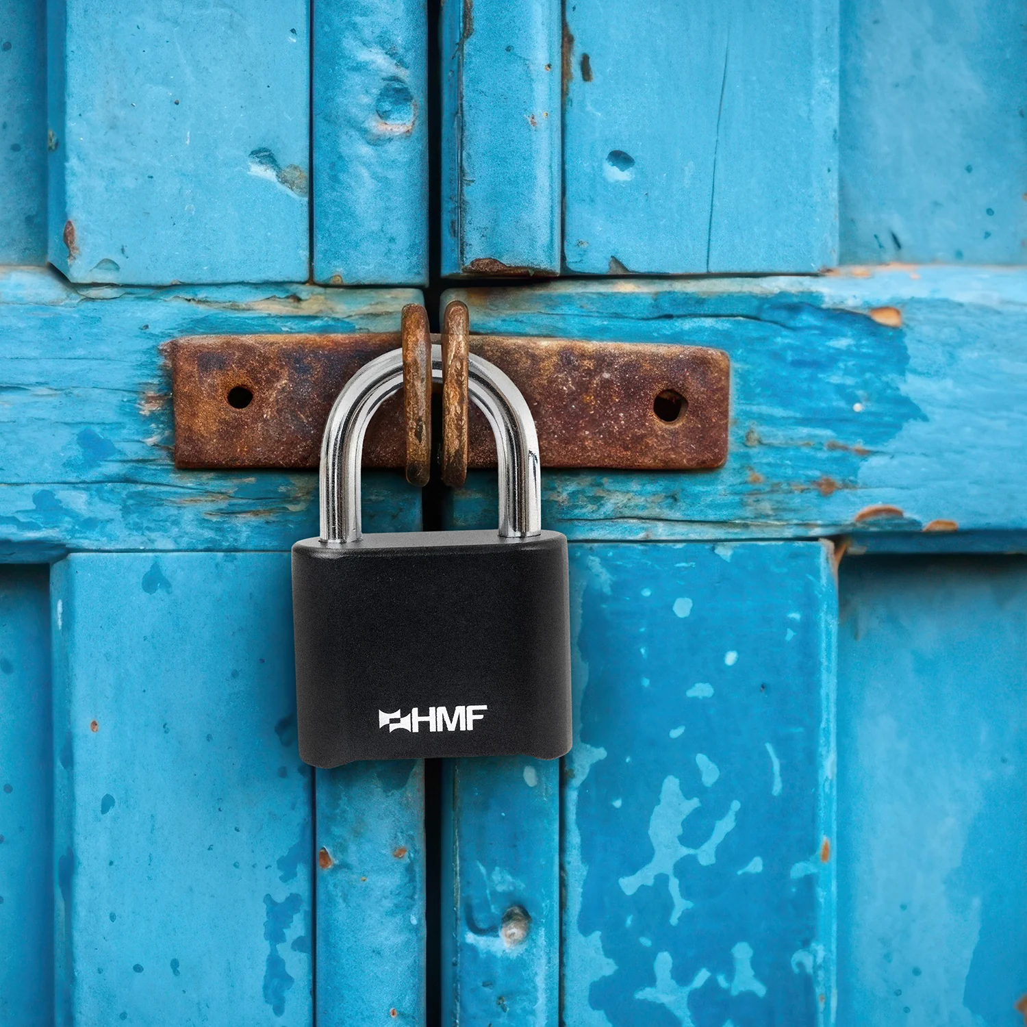 Zahlenschloss Vorhängeschloss, robustes Schloss mit 4-stelligem Zahlencode - Image 4