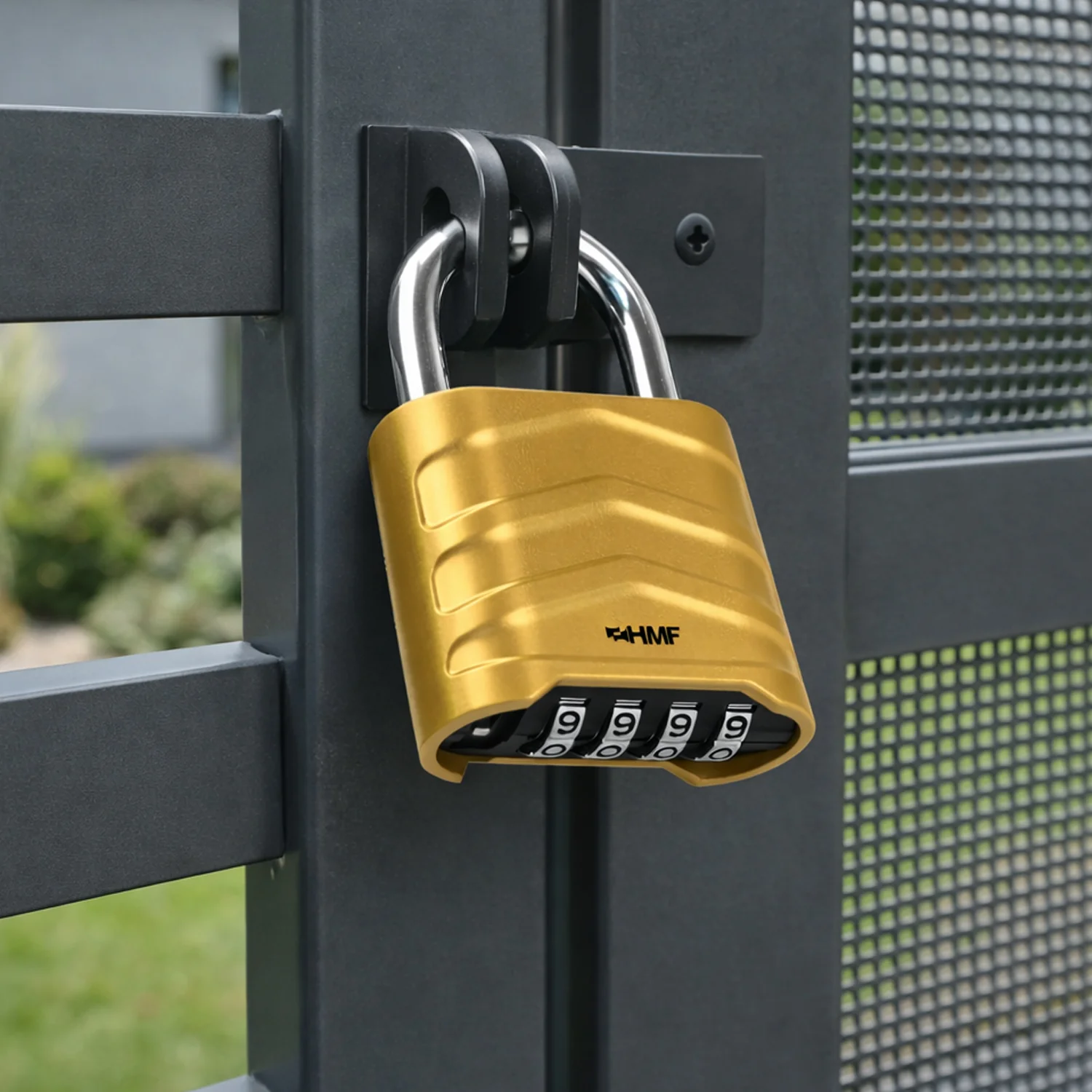Zahlenschloss Vorhängeschloss, robustes Schloss mit 4-stelligem Zahlencode - Image 40