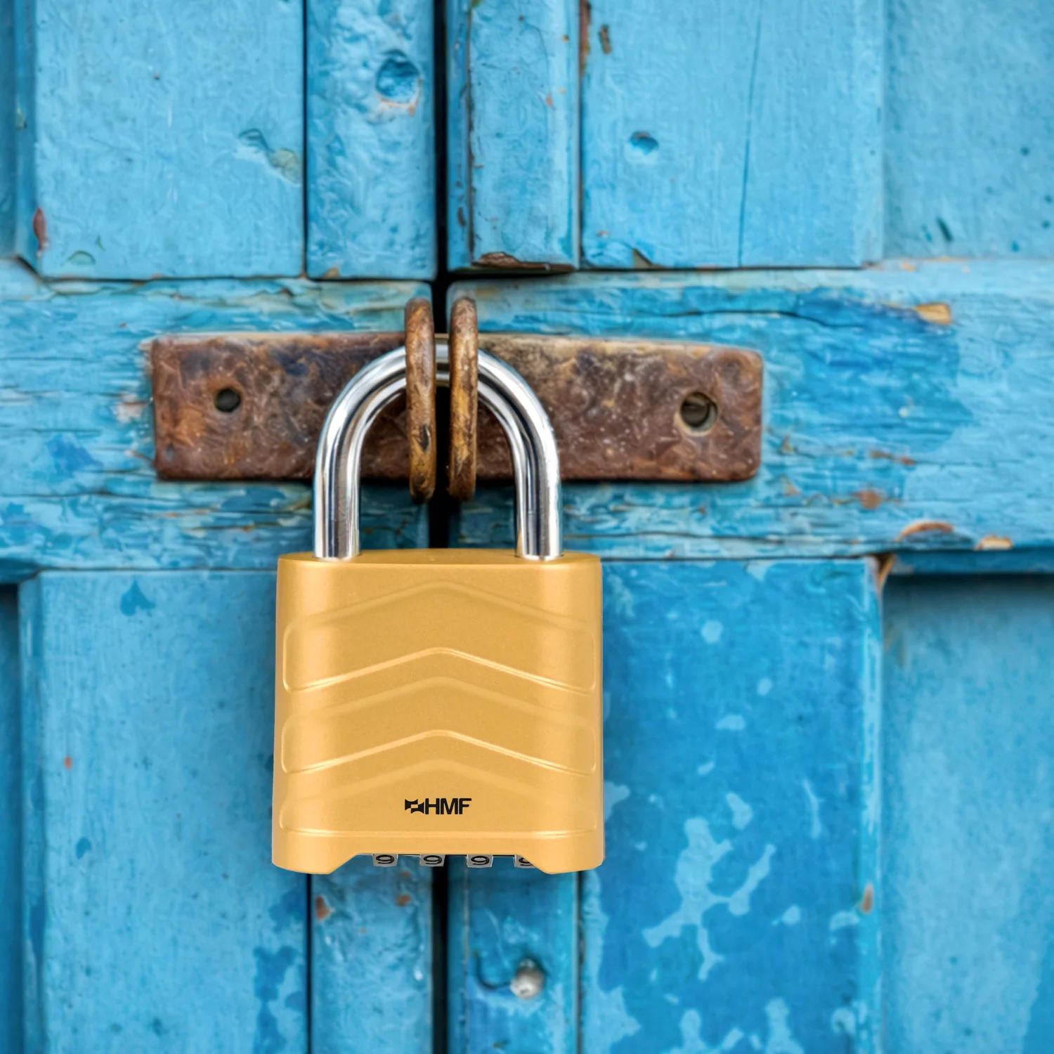 Zahlenschloss Vorhängeschloss, robustes Schloss mit 4-stelligem Zahlencode - Image 45